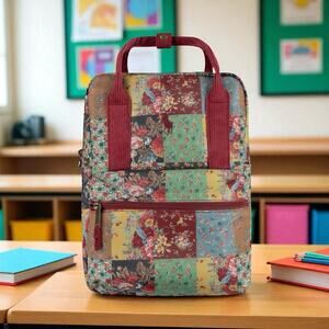 POLO RALPH LAUREN Patchwork Backpack Laptop Quilted Carry-On Bag Big Pony